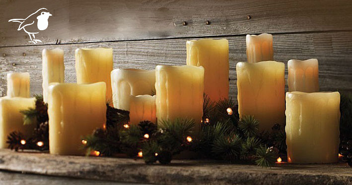 Battery operated lanterns and candles