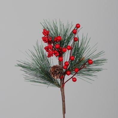 Pine-Pick with Berry (33 cm)