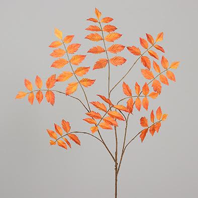 Leaf Branch (110 cm orange-red)