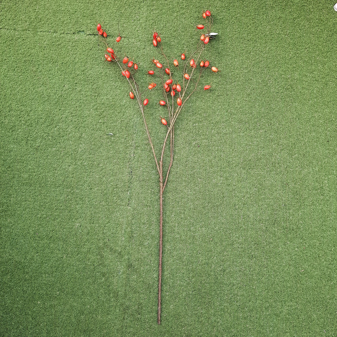 Rosehip Branch (100 cm orange)