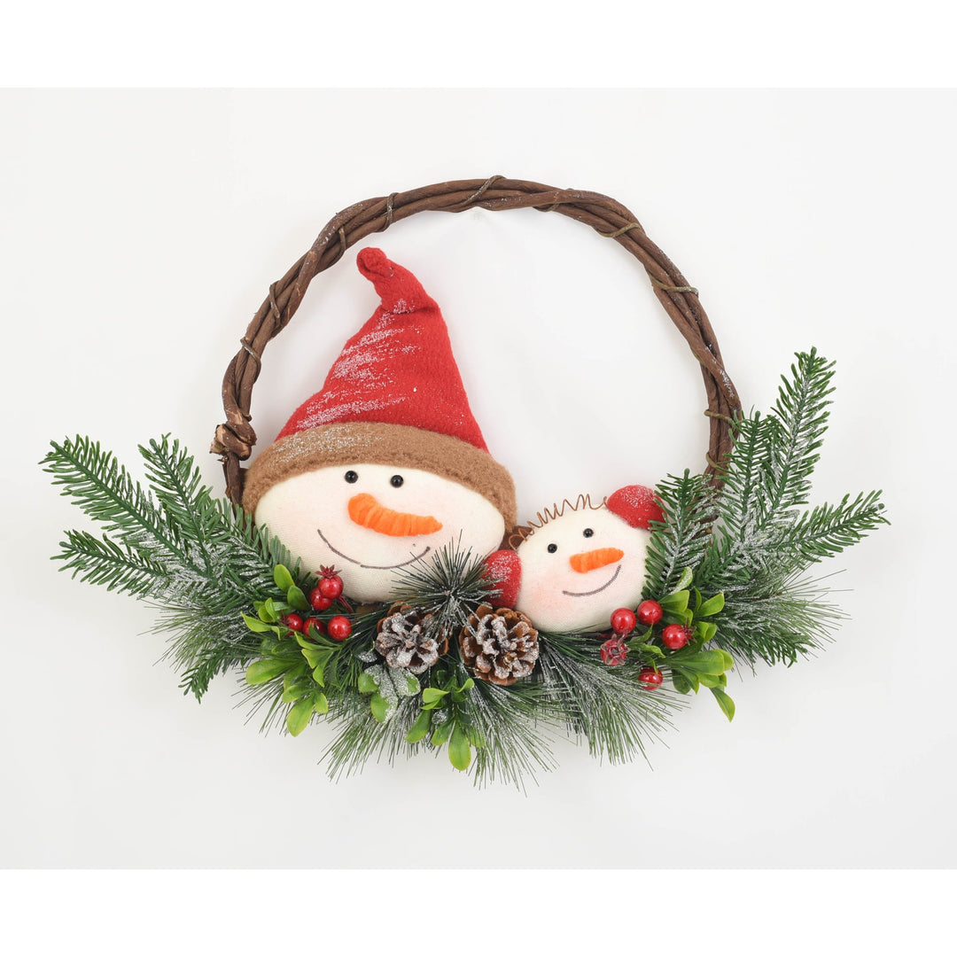 SNOW FOLK WREATH