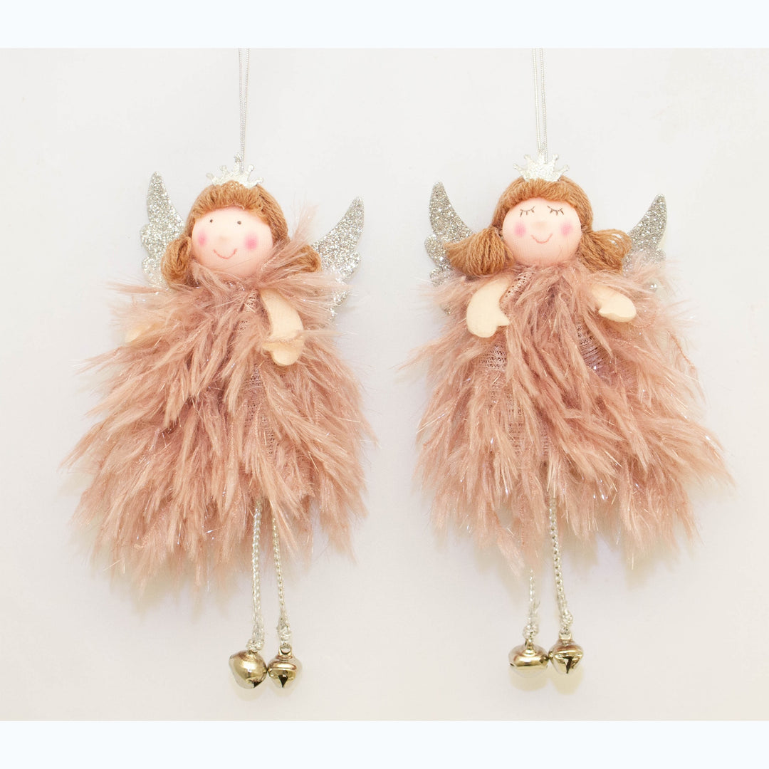 WHIMSY MAUVE FAIRY HANGER 17x6x6 cm