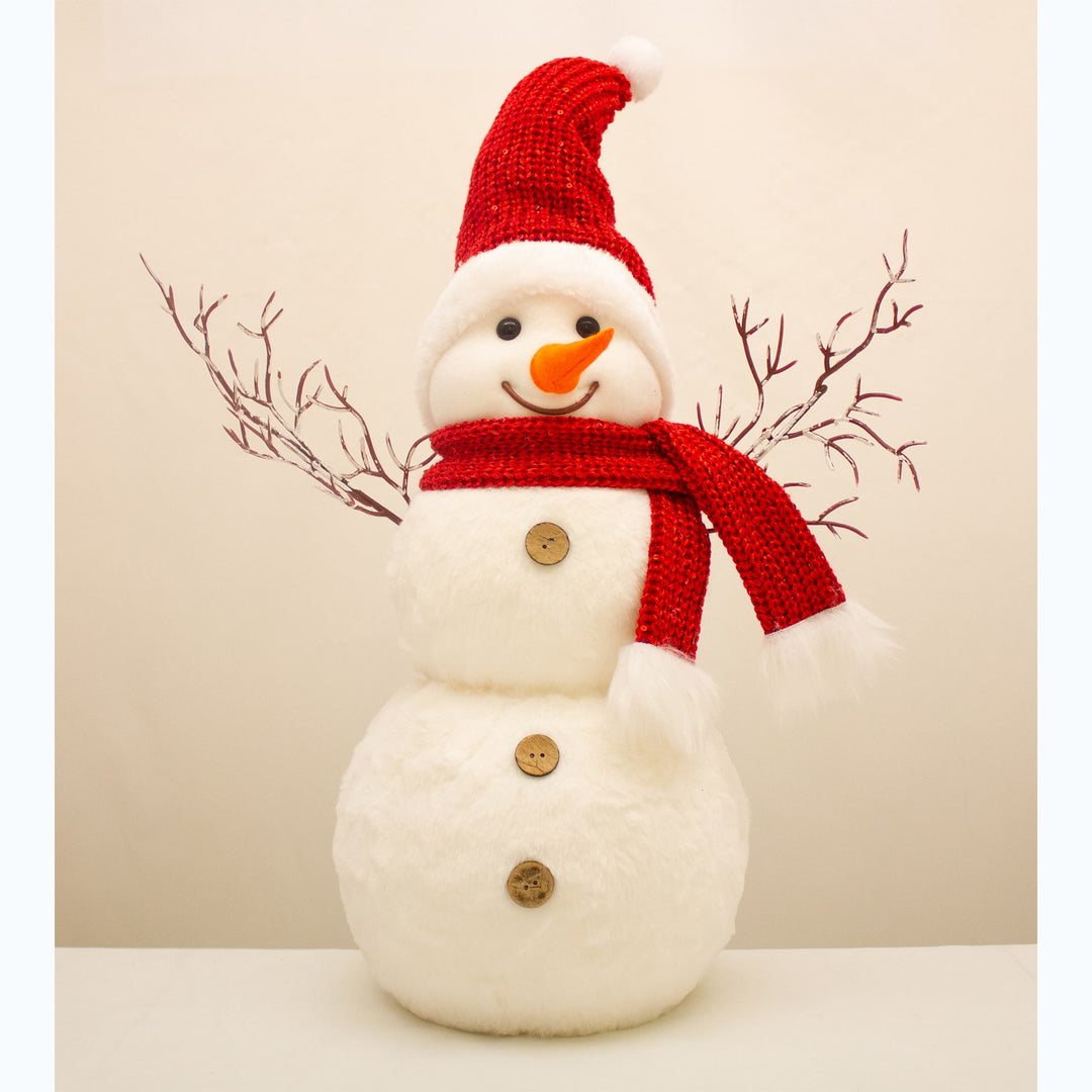 MERRY LARGE SNOWMAN 44x36x21 cm