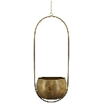 Hanging pot, Metall, 19x17x50 cm