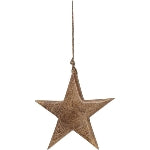 Wooden hanging star, natur, Holz, 25x3x25 cm