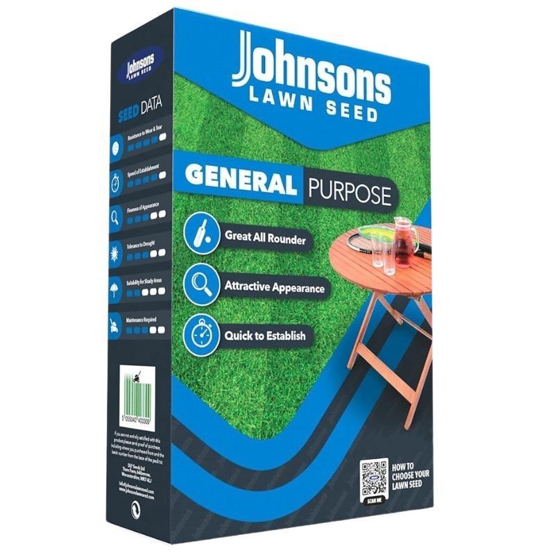 Johnsons General Purp Lawn Seed 425g