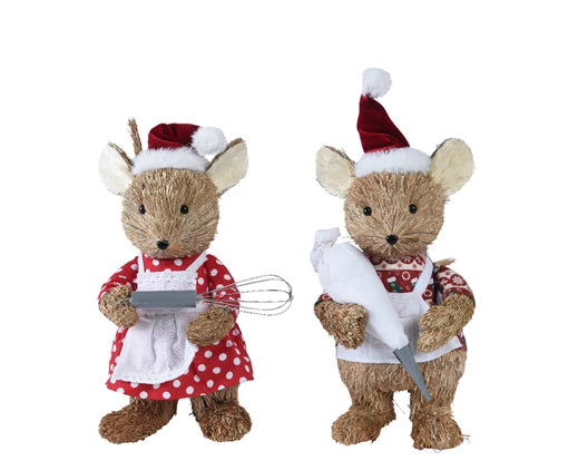 Mouse gr polyester hat pastry bag whisk  red/colour(s) L.17cm x W.19cm x H.38cm