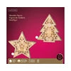 LED figure mdf tree & star  Warm White