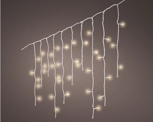 LED icicle lights gb 8 function twinkle effect outdoor white/warm white L.1100cm