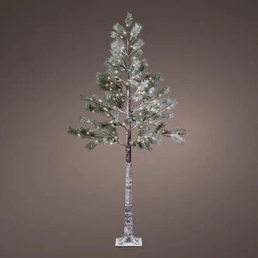 LED tree gb pvc snowy pine steady outdoor green/warm white L.70cm x W.70cm x H.180cm