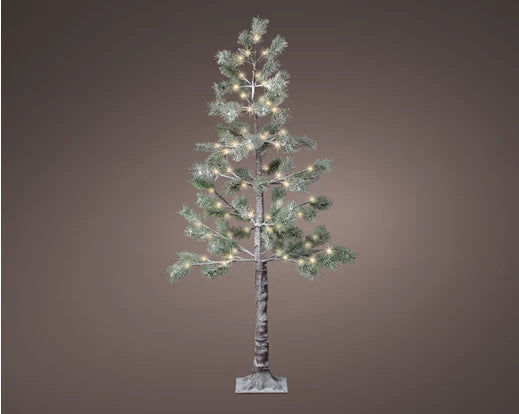 LED tree gb pvc snowy pine steady outdoor brown/warm white L.60cm x W.60cm x H.150cm