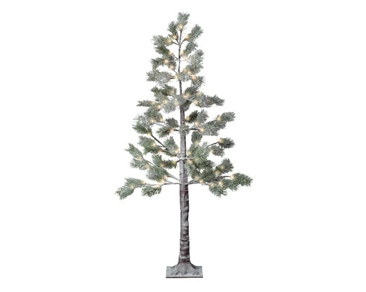 LED tree gb pvc snowy pine steady outdoor brown/warm white L.60cm x W.60cm x H.150cm