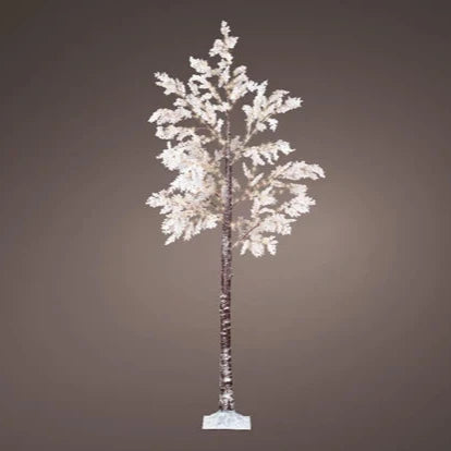 Micro   LED   tree  white   flower  H210cm - white/warm white