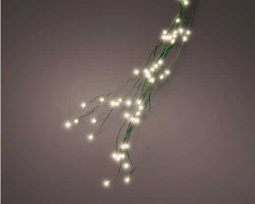 Micro LED tree bunch gb steady outdoor green/warm white L.180cm