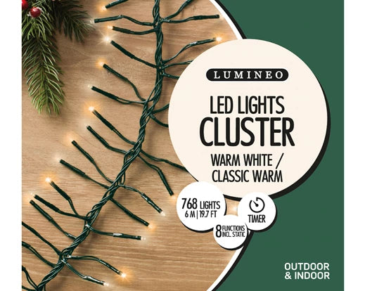 LED  cluster  lights L600cm classic warm