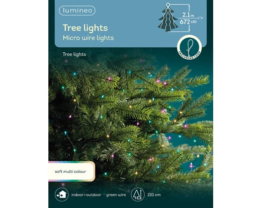 Micro  LED  tree  bunch  L210cm Multi colour