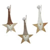 Star mdf with hat 3col ass assorted L.3cm x W.11.5cm x H.20cm