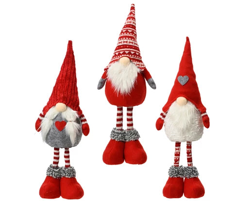 Gnome polyester  red/colour(s) L.14cm x W.12cm x H.50cm