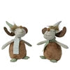 Doorstop polyester deer 2ass green/colour(s) L.18cm x W.14cm x H.33cm