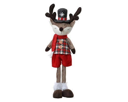 Deer polyester fox red/colour(s) L.17cm x W.11cm x H.52cm