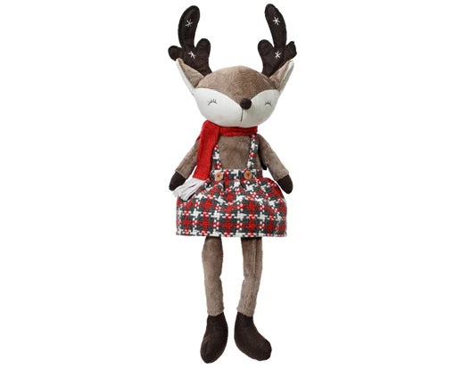 Deer polyester fox red/colour(s) L.18cm x W.12cm x H.37cm