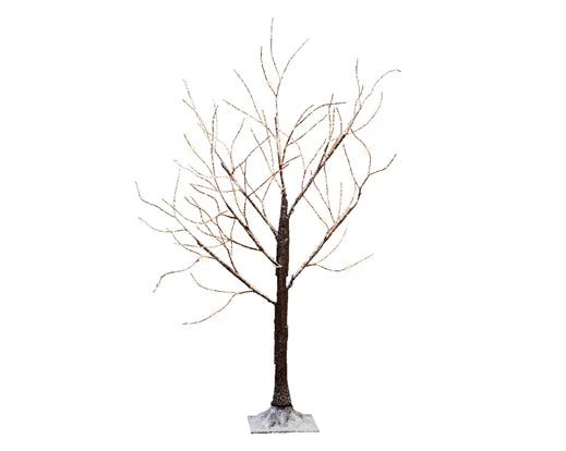 Micro LED tree gb pvc branch steady outdoor brown/warm white dia80cm x H.100cm