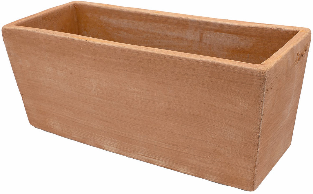 Artisinal Terracotta Modern Edged Trough L30cm/W15cm/H15cm (Cassetta Rettangolare Moderne)