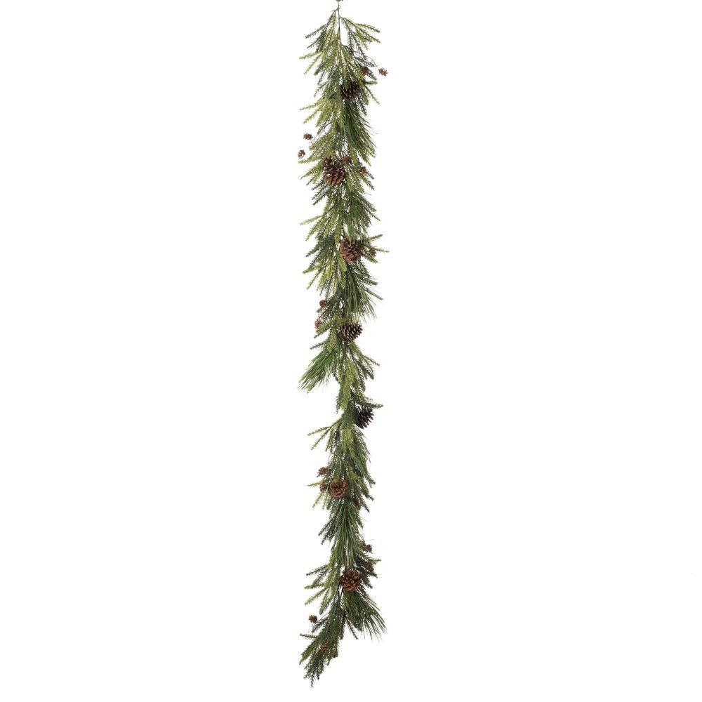 Garland Pine Cone L187cm Green/Brown