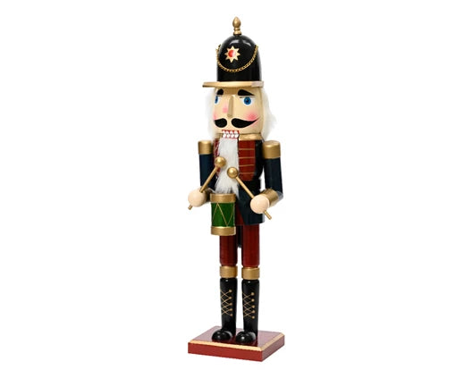 Nutcracker firwood with drum fsc 100% dark blue/colour(s) L.12cm x W.11cm x H.50cm