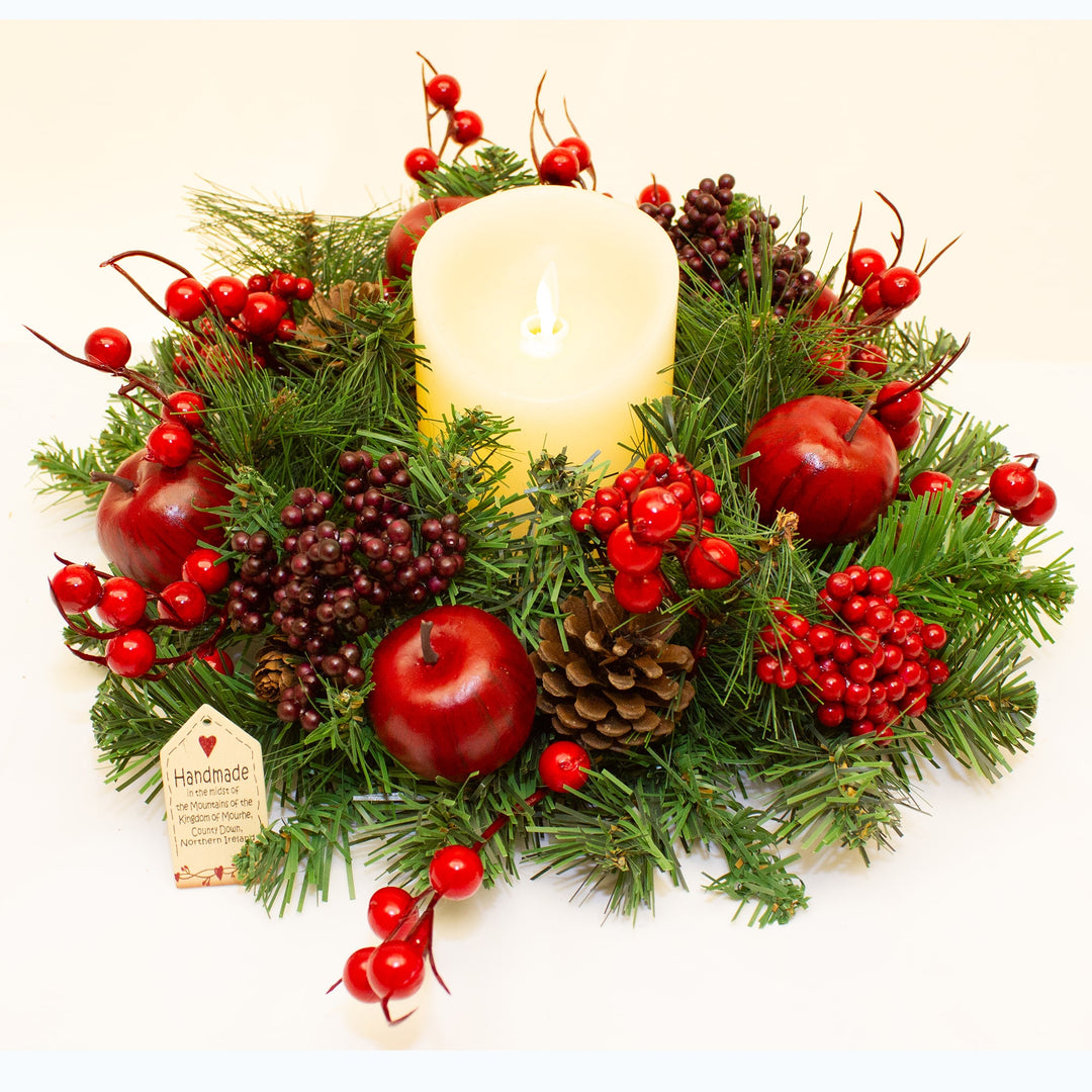 Luxury Apple Candle Wreath