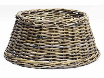 Tree Skirt Christmas Rattan Grey d60h26cm