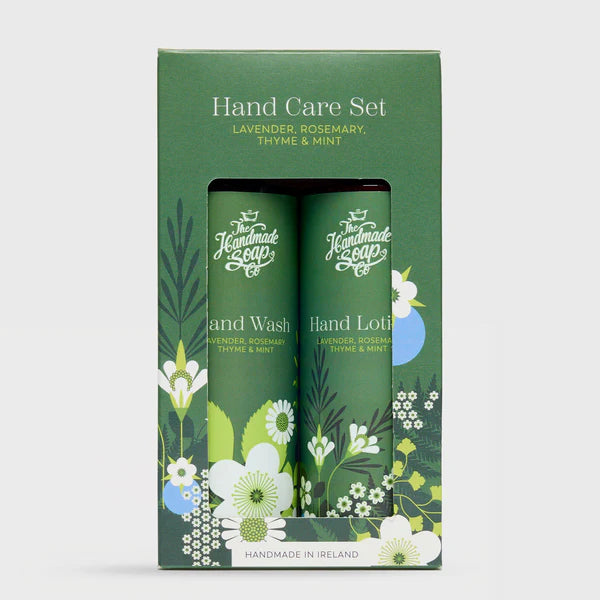 Hand Wash & Hand Lotion Duo Lavender Rosemary Thyme & Mint Gift Set