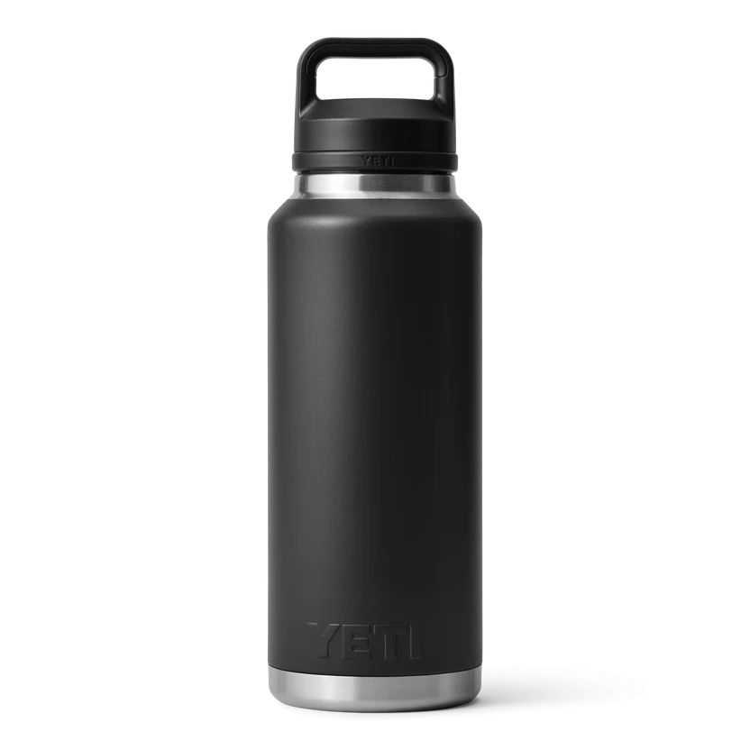 YETI RAMBLER 46 OZ BOTTLE CHUG BLACK