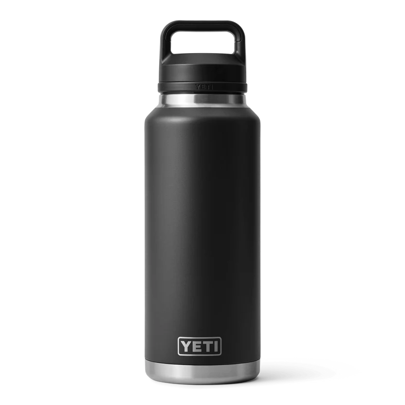 YETI RAMBLER 46 OZ BOTTLE CHUG BLACK