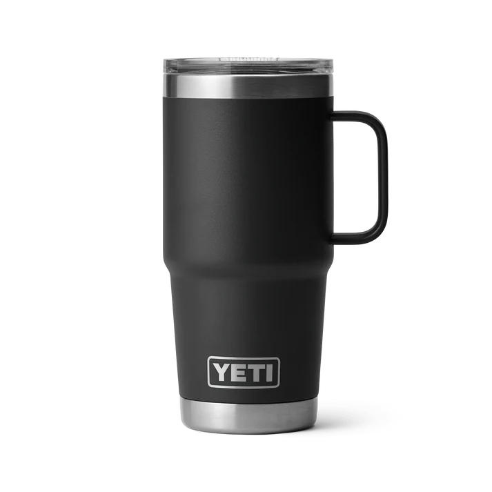 YETI RAMBLER 20 OZ TRAVEL MUG BLACK