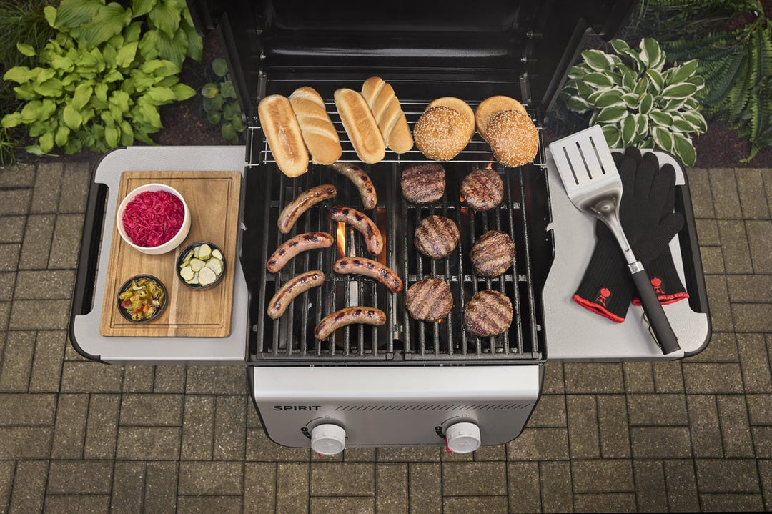 Grilling in Weber Spirit E-210 Gas Barbecue in Ireland