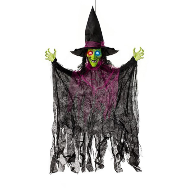 Hanging Witch w-Light (90cm)