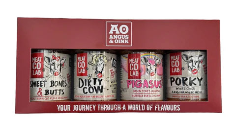 Angus & Oink Best of BBQ Gift Pack (4x 200g BBQ Seasonings)