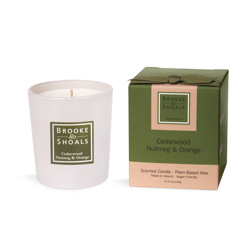 Travel Size Candle - Cedarwood Nutmeg and Orange