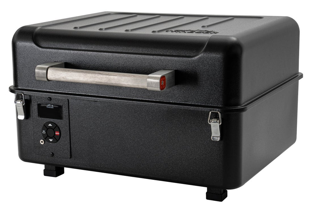 Side view of a Traeger Ranger Barbecue