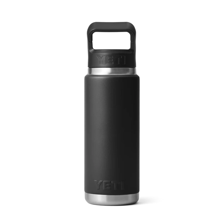 YETI RAMBLER 26 OZ STRAW BOTTLE BLACK