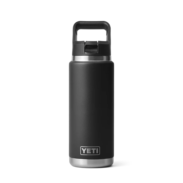 YETI RAMBLER 26 OZ STRAW BOTTLE BLACK