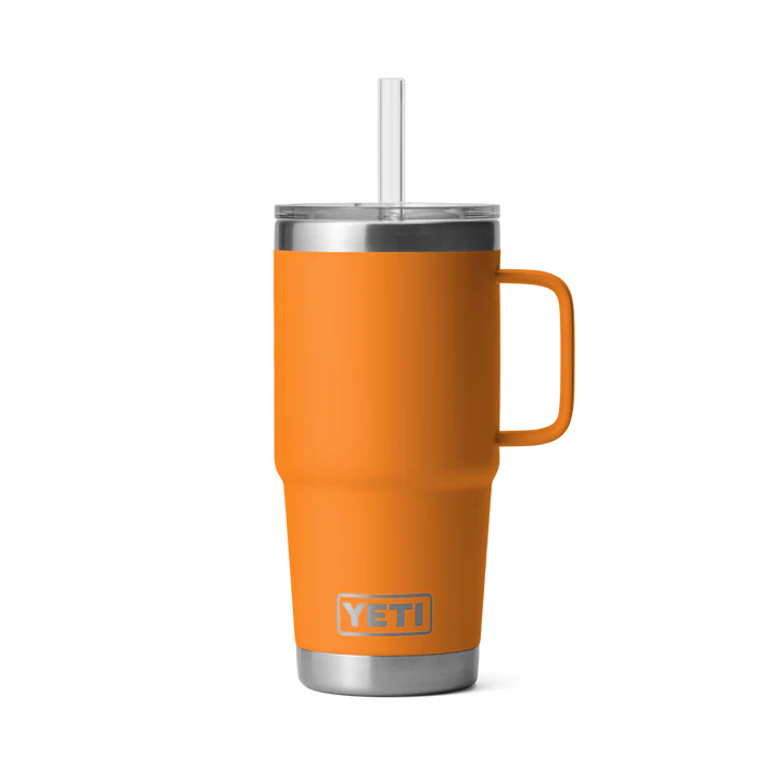 YETI RAMBLER 25 OZ STRAW MUG KING CRAB ORANGE