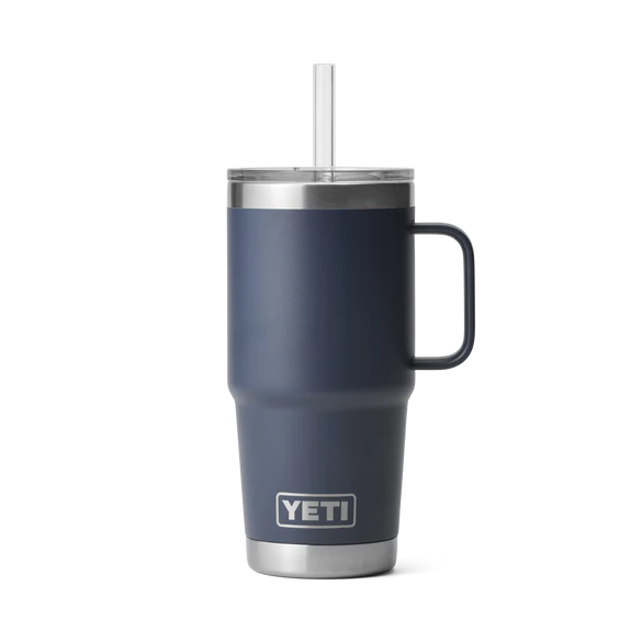 Yeti Rambler 25 OZ (739 ML) Straw Mug Navy