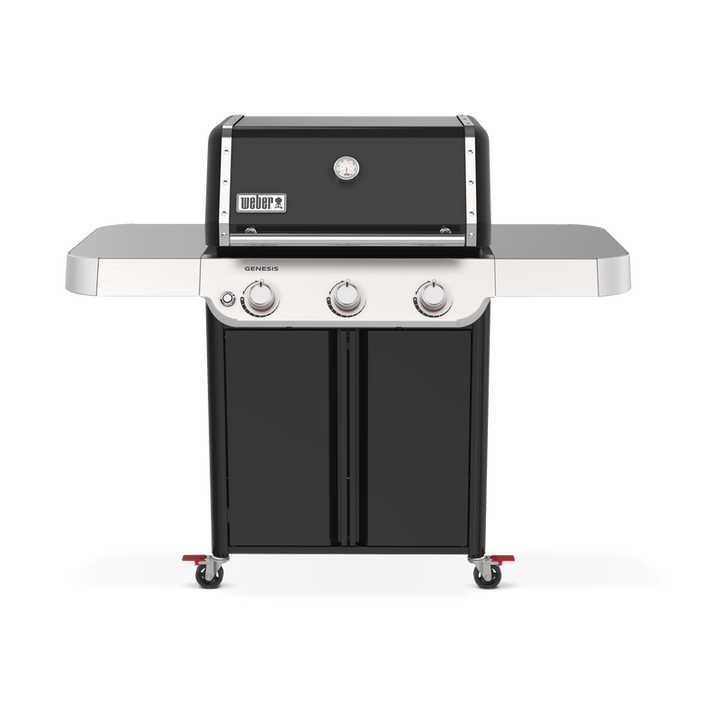 Weber Genesis E-315 gas barbecue on a white background