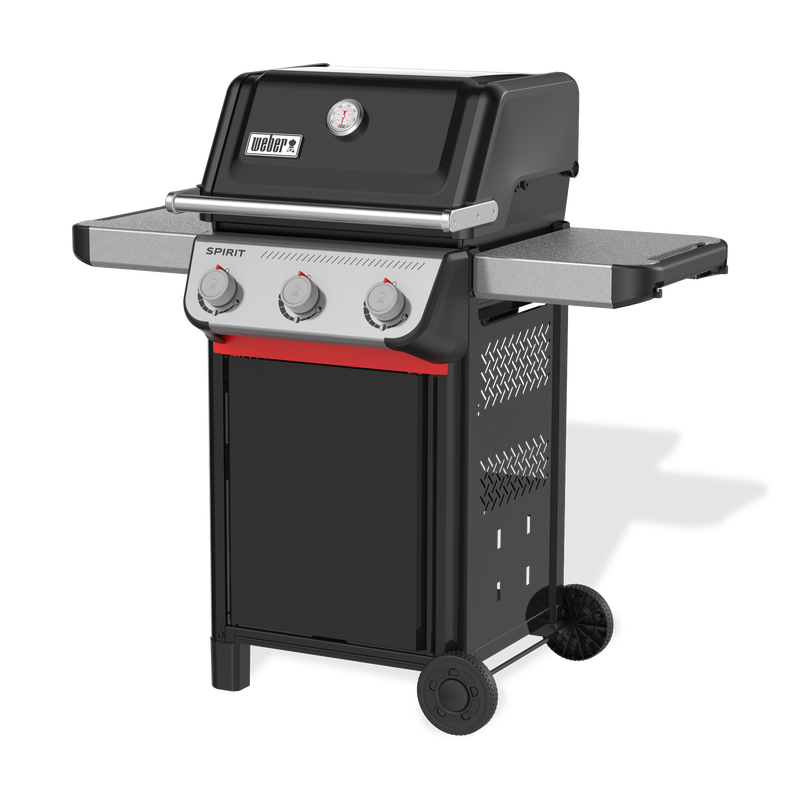 Weber Spirit E-310 Gas BBQ wheel side view