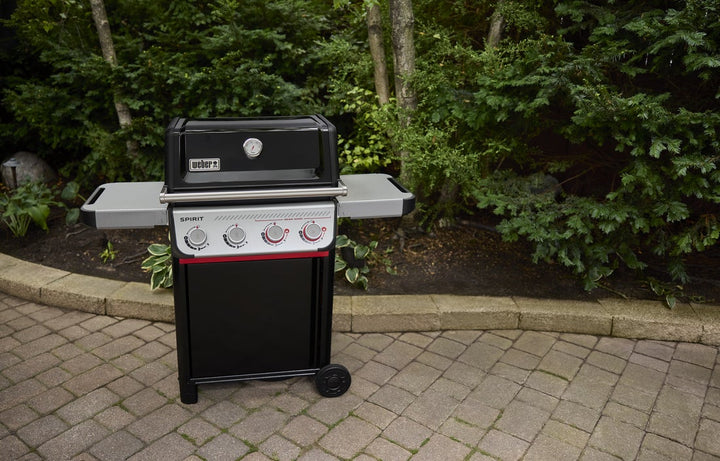 Weber Spirit E-425 BBQ in a garden in Dublin