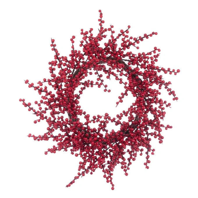 Wild Red Berry Wreath 60cm