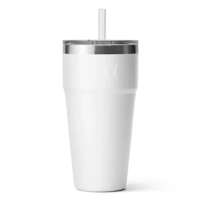 Yeti Rambler 26 Oz (769 ml) Straw Cup White