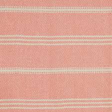 Oxford Stripe Blanket Coral